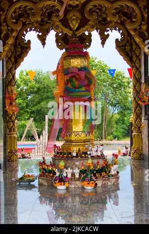 Die Stadtsäule der Stadt Phetchabun in Zentralthailand Stockfoto