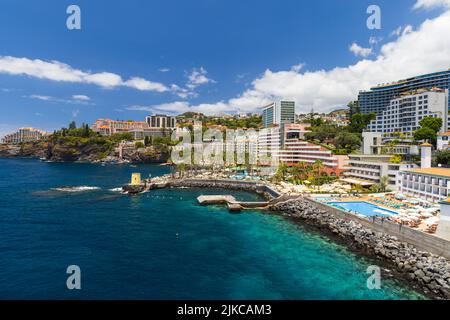 Blick von Forte São José, Madeira, Portugal Stockfoto