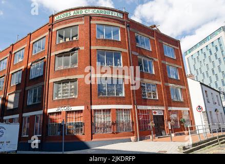 Jacob's Market Antiquitätenmarkt. Cardiff Zentrum. August 2022. Sommer. Jacobs and Co (Cardiff) Ltd Stockfoto