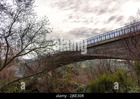 Puente Nuevo de Herrera en Galapagar, Comunidad de Madrid, España Stockfoto