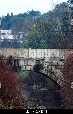 Puente de Herrera, Galapagar, Comunidad de Madrid, España Stockfoto