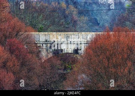Puente de Herrera, Galapagar, Comunidad de Madrid, España Stockfoto