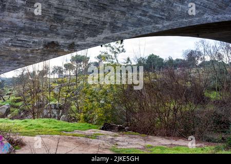 Parque Regional del Curso Medio del Río Guadarrama en Galapagar, Comunidad de Madrid, España Stockfoto