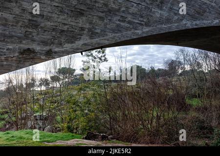 Parque Regional del Curso Medio del Río Guadarrama en Galapagar, Comunidad de Madrid, España Stockfoto