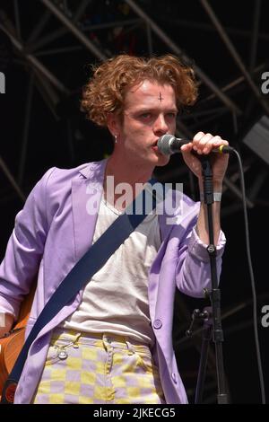 Zach Lount Von King No One Performing Live On Stage In Concert, Tag 3 Des Victorious Festival 2021 Stockfoto