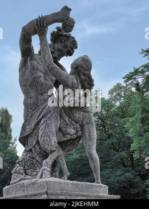 Der Lazienki Palast im Lazienki-Park, Warschau. Lazienki Krolewskie. Polen Stockfoto