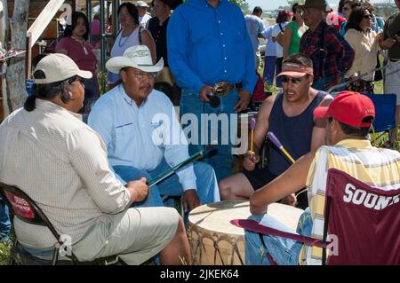 Auf dem Crow Indian Reservation, Crow Agency Montana Stockfoto