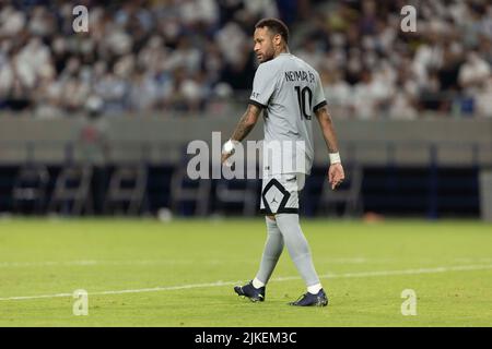 Osaka, Japan. 25.. Juli 2022. Neymar (PSG) Fußball: PSG Japan Tour 2022 Spiel zwischen Paris Saint-Germain und Gamba Osaka im Panasonic Stadium Suita in Osaka, Japan. Quelle: AFLO/Alamy Live News Stockfoto