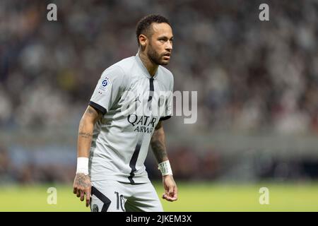 Osaka, Japan. 25.. Juli 2022. Neymar (PSG) Fußball: PSG Japan Tour 2022 Spiel zwischen Paris Saint-Germain und Gamba Osaka im Panasonic Stadium Suita in Osaka, Japan. Quelle: AFLO/Alamy Live News Stockfoto