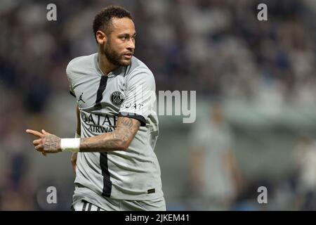 Osaka, Japan. 25.. Juli 2022. Neymar (PSG) Fußball: PSG Japan Tour 2022 Spiel zwischen Paris Saint-Germain und Gamba Osaka im Panasonic Stadium Suita in Osaka, Japan. Quelle: AFLO/Alamy Live News Stockfoto