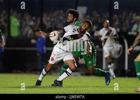 Rio, Brasilien - 31. Juli 2022: Alex Teixeira Spieler im Spiel zwischen vasco und Chapecoense in der brasilianischen Meisterschaft B-Serie 22. in Sao Januario Stockfoto