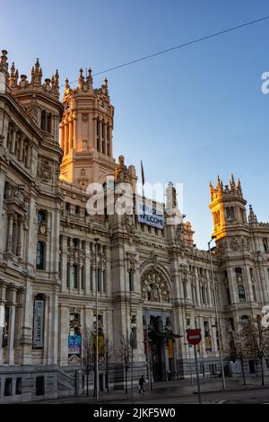 Rathaus von Madrid an der Plaza de Cibeles, Spanien Stockfoto