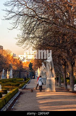 Retiro Park, Parque del Buen Retiro, Madrid, España Stockfoto