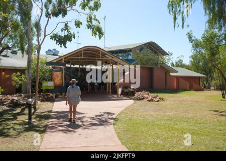Nitmiluk Besucherzentrum im Nitmiluk Nationalpark in der Katherine Schlucht Stockfoto