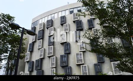 BSD City ist eine Stadt, die um eine Sache herum entworfen wurde, die Menschen, die hier leben, lernen, arbeiten und spielen werden. Stockfoto