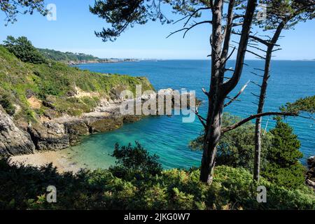 Marble Bay (Le Pied du Mur), Guernsey, Kanalinseln Stockfoto