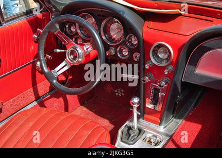 1963 Chevrolet Corvette Stingray detail Stockfoto