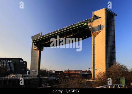 Der Fluss Hull Gezeitenflutwehr, Kingston-upon-Hull, East Riding of Yorkshire, Humberside, England, Großbritannien Stockfoto