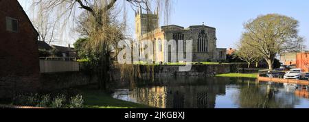 St Marys Church, Barton-upon-Humber Village, Lincolnshire County, England, Großbritannien Stockfoto