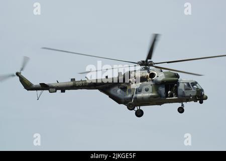 MIL Mi-171Sh, Hubschrauber der tschechischen Luftwaffe, RIAT 2022, RAF Fairford, Gloucestershire, Stockfoto