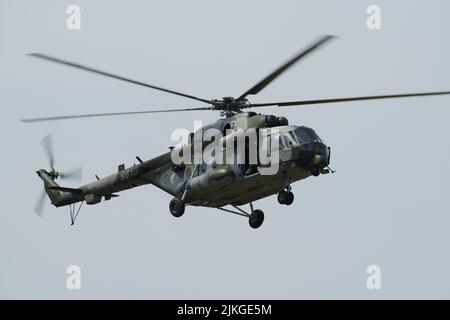 MIL Mi-171Sh, Hubschrauber der tschechischen Luftwaffe, RIAT 2022, RAF Fairford, Gloucestershire, Stockfoto