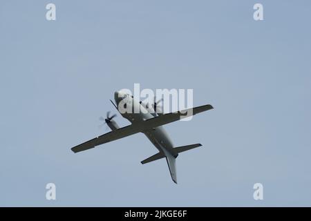 Leonardo C-27 J Spartan auf der RIAT 2022, RAF Fairford, Gloucestershire. Stockfoto