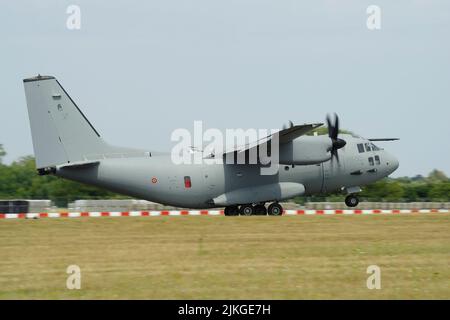 Leonardo C-27 J Spartan auf der RIAT 2022, RAF Fairford, Gloucestershire. Stockfoto