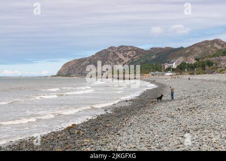 Penmaenmawr Beach, Conwy, Clwyd, Wales Stockfoto