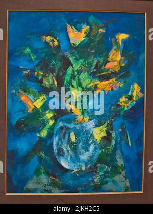 St Joseph Missouri 24. Juli 2022 - Birds of Paradise von Arthur Kraft 1921-1977 Stockfoto