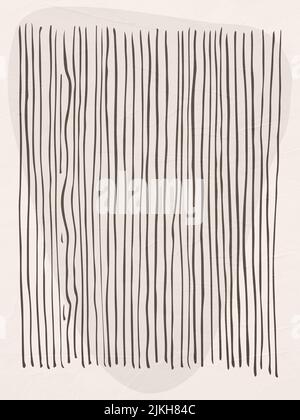 Geometrische abstrakte Kunst, Textur, geometrische Formen, beige, braun, Gelb, schwarz, perfekt abgestimmt und trendige Dekoration für Ihr Zuhause oder Büro. Stockfoto