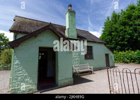 Das Schulhaus, St Fagans nationales historisches Museum/Amgueddfa Werin Cymru, Cardiff, Südwales. Stockfoto