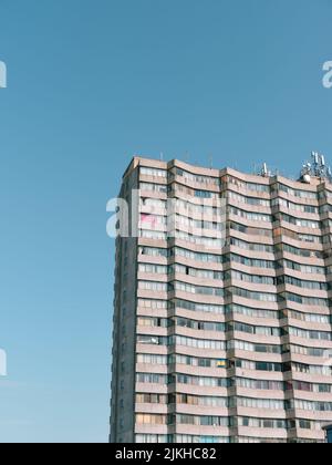 Arlington House Tower Block ein 58 Meter hoher 18-stöckiger Wohnapartmentblock, Margate Kent, England. Erbaut 1964 brutalistischen Architektur Stockfoto