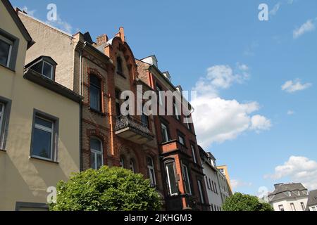 Altes deutsches Gebäude in einem kleinen Dorf Stockfoto
