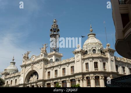 Das Postgebäude (Correos), auch bekannt als Post- und Telegrafenpalast von Valencia. Erbaut zwischen 1915 - 1922 (eingeweiht 1923), vom Architekten Miguel Áng Stockfoto