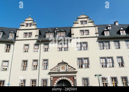 Weimar, Thüringen, Rotes Schloss, Hauptfassade Stockfoto