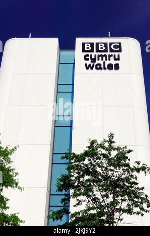 Neue BBC-Zentrale, Central Square, Cardiff, Wales. Stockfoto