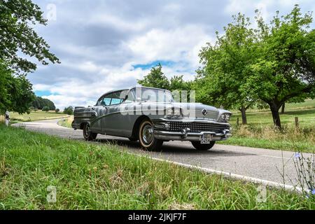 Bad König, Hessen, Deutschland, Buick Super, Baujahr 1958, Auf dem Oldtimer-Festival. Stockfoto