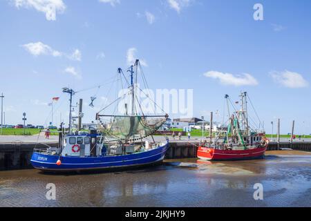 Kutterhafen, Dorumer Neufeld, Dorum, Niedersachsen, Deutschland, Europa Stockfoto