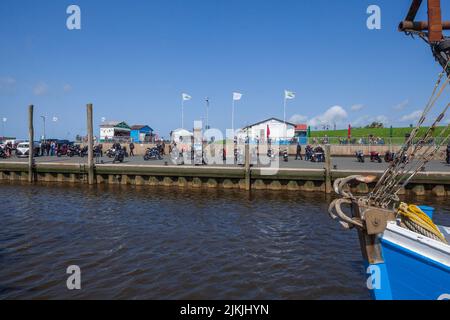 Kutterhafen, Dorumer Neufeld, Dorum, Niedersachsen, Deutschland, Europa Stockfoto