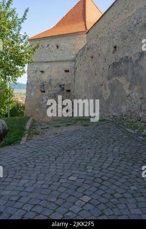 Berühmte Rupea Festung in Siebenbürgen, Rumänien. Zitadelle Von Rupea (Cetatea Rupea) Stockfoto