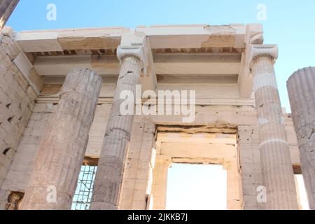 Beule-Tor, spätrömisches befestigtes Tor an der Akropolis von Athen, Athen, Griechenland Stockfoto