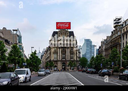 Die historischen flämischen Gebäude in der Innenstadt von Brüssel, Belgien, Europa Stockfoto