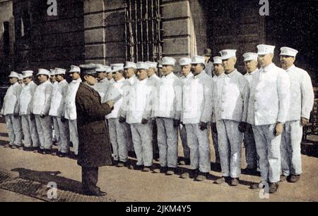 The Street Cleaners of New York, The Roll Call, 1920 Stockfoto