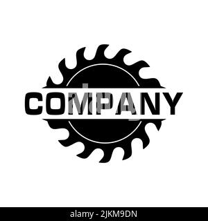 Holzbearbeitung Logo Design kreative Idee Vektordesign Inspiration Stock Vektor