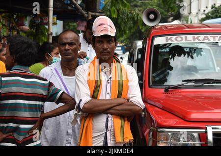 Kalkutta, Westbengalen, Indien. 11. Dez 2018. BJP (Bharatiya Janata Party) protestiert gegen die Korruption der SSC (School Service Commission). Die Demonstranten fordern eine rasche und gebührende Bestrafung der Schuldigen und den Rücktritt von Chief Minister Mamata Banerjee. (Bild: © Sayantan Chakraborty/Pacific Press via ZUMA Press Wire) Stockfoto