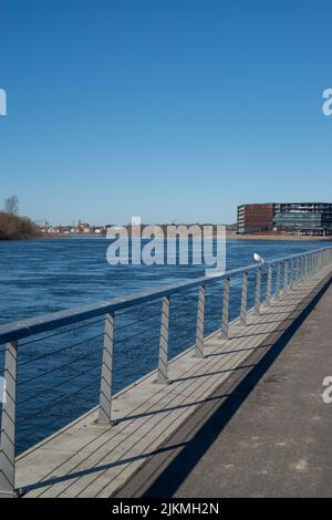 Ein Blick auf die Landschaft bei Tag nach Kaunas, Litauen Stockfoto