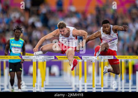 BIRMINGHAM, GROSSBRITANNIEN. 02. Aug, 2022. Während der Leichtathletik und para Athletics of Birmingham 2022 - Commonwealth Games in der Birmingham Arena am Dienstag, 02 August 2022 in BIRMINGHAM, GROSSBRITANNIEN. Kredit: Taka Wu/Alamy Live Nachrichten Stockfoto