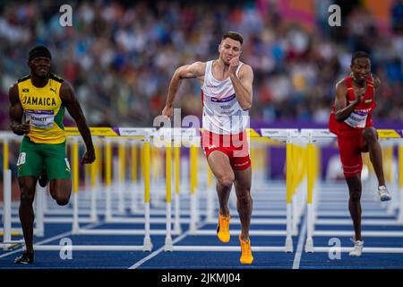 BIRMINGHAM, GROSSBRITANNIEN. 02. Aug, 2022. Während der Leichtathletik und para Athletics of Birmingham 2022 - Commonwealth Games in der Birmingham Arena am Dienstag, 02 August 2022 in BIRMINGHAM, GROSSBRITANNIEN. Kredit: Taka Wu/Alamy Live Nachrichten Stockfoto