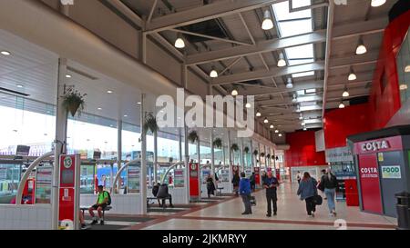 Warrington Interchange, Busbahnhof, Winwick Street, Warrington, England, WA1 Stockfoto