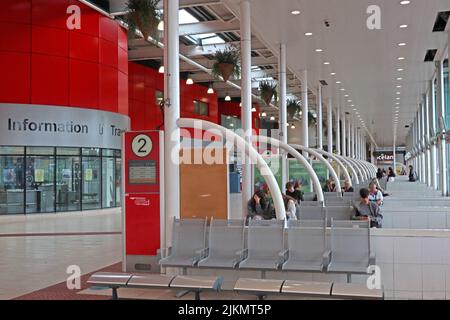 Warrington Interchange, Busbahnhof, Winwick Street, Warrington, England, WA1 Stockfoto